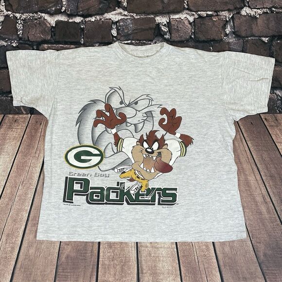 CSA Other - Vintage 1997 Green Bay Packers Taz T-Shirt Warner Bros Looney Toons YOUTH 12/14